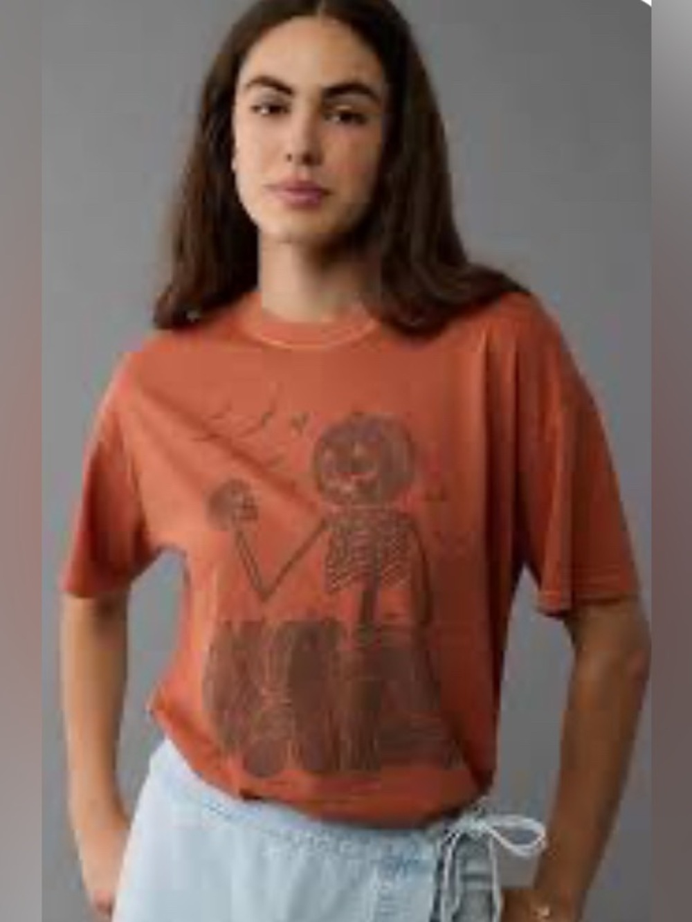 AMERICAN EAGLE Oversized Graphic Tee shirt size women’s extra small/small
